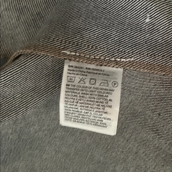 NWT! H&M EuropeDark Blue Denim Cape Jacket — Large - Picture 3 of 7